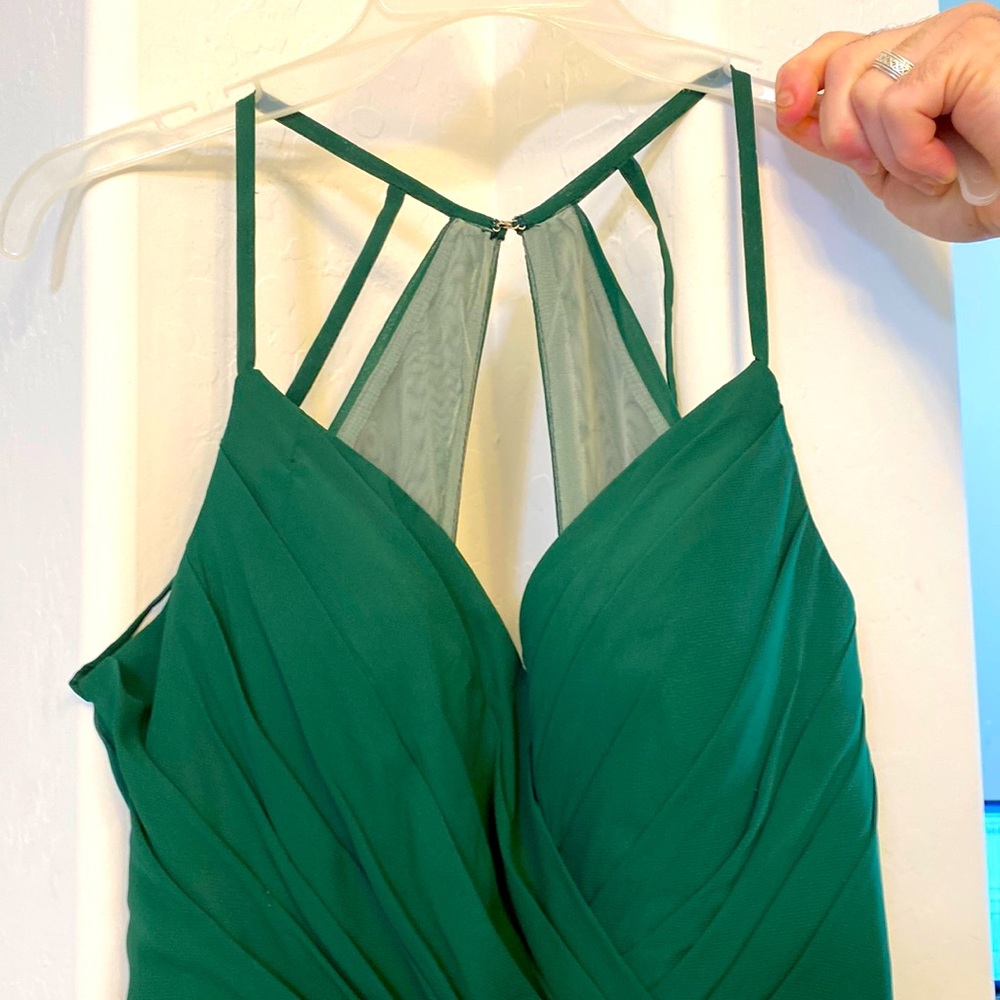 Green floor length gown. Size 4. New with tags. Witness of Love brand.